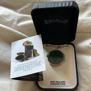 New Zealand Greenstone Pendant Necklace